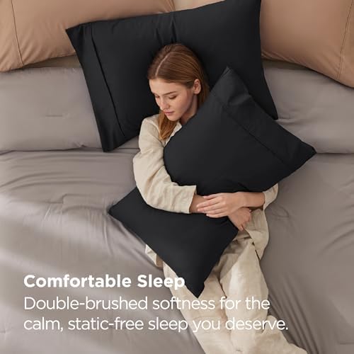 Bedsure Pillow Cases Standard Size Set of 2 - Image 3