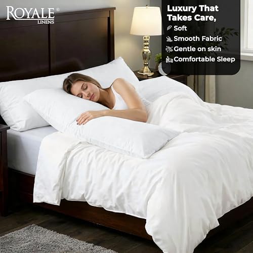 ROYALE LINENS Microfibe Body Pillow Cover - Image 3