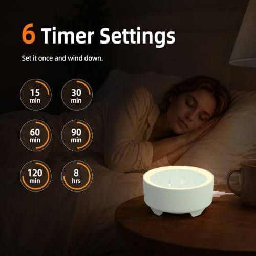 Kipcush White Noise Machine for Sleeping, Baby & Adults, High-Fidelity - Image 5