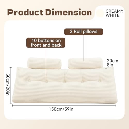 Lovehavren Headboard Pillow Queen - Image 2