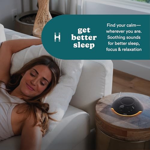 Homedics Sleep Better Portable Sound Machine, Night Light - Image 2