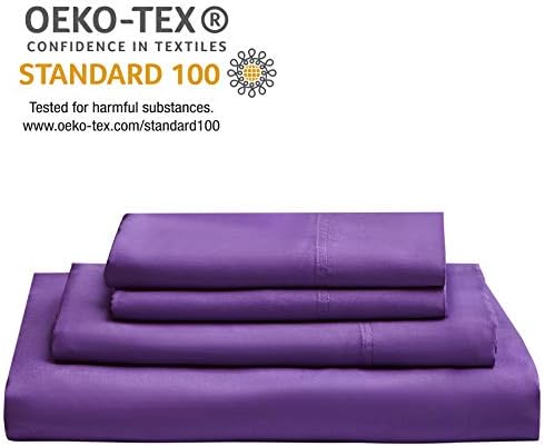 Bedsure California King Sheet Sets, Cooling Sheets, Rayon Derived from Bamboo - Image 2