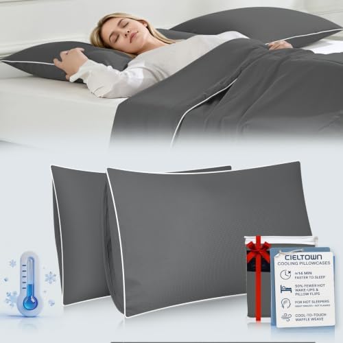 Cooling Pillow Cases for Hot Sleepers: Fall Asleep About 14 Minutes Faster by Unknown