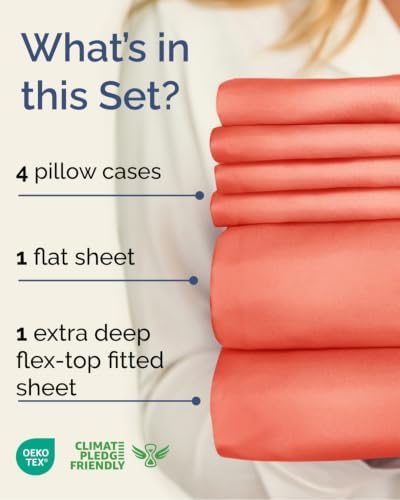 Extra Deep Flex Top Split Head King Sheet Set - Image 2