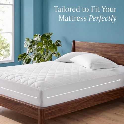 Bare Home Quilted Fitted Mattress Pad - Image 2