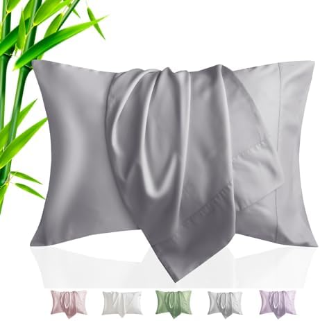 TELUS Pillow Cases King Size 2 Pack, Bamboo Rayon & Lyocell Pillowcase by TELUS