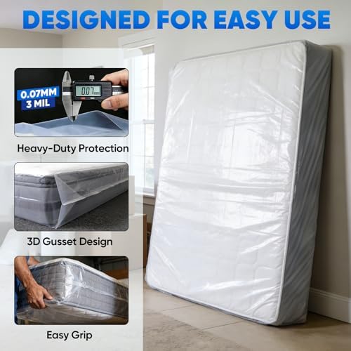 TICONN 1PK Plastic Mattress Bags - Image 2
