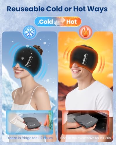 ONLYCARE 2 Pack Migraine Relief Cap, Headache Relief Cap - Image 6