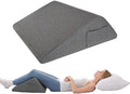 Knee Wedge Pillow, Memory Foam Leg Pillow Bed Wedge by Bedluxe