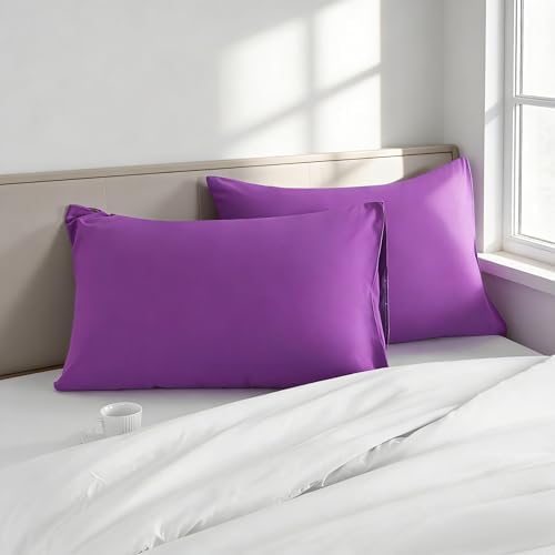 King Pillow Cases, 2 Pack, 20x36 in, Microfiber - Image 2