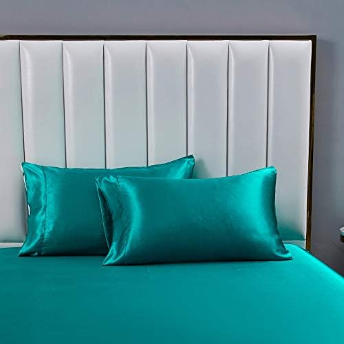 Satin Pillowcases Set of 2, Standard Size Cooling Pillow Cases - Image 3