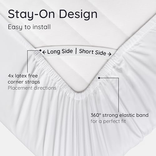Bambaw White Queen Fitted Sheet - Image 6