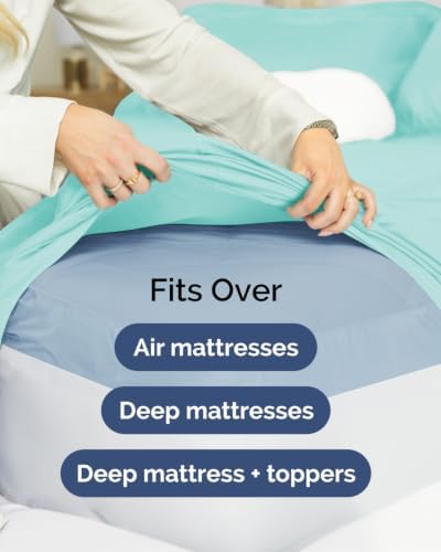 CGK Linens 2 Pack Extra Deep Twin XL Fitted Sheets - Image 7