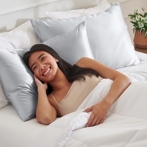 Bare Home Satin Pillowcases Envelope - Image 5