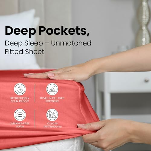 Full Fitted Sheet, Ultra Soft Fits Up to 15 Inch Deep Pocket - Image 4