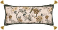ISAENNE Vintage Elegant Linen Rectangle Throw Pillow Cover by Isaennehomedecoration