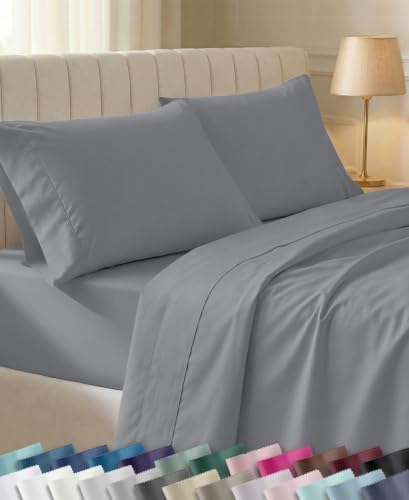 California Design Den Soft 100% Cotton King Sheets Deep Pocket Set by CaliforniaDesignDen