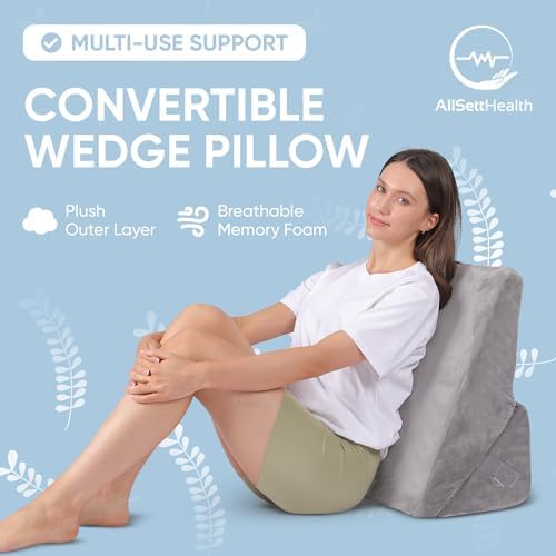 AllSett Health Adjustable Bed Wedge Pillow - Image 2