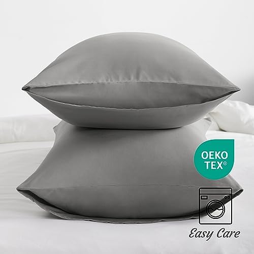 NTBAY Toddler Microfiber Pillowcases, Smoke Grey - Image 5