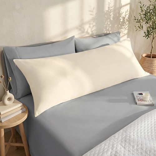 BIOWEAVES 100% Organic Cotton Body Pillow Cover - Image 2