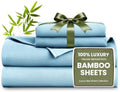 Love's cabin 4 Piece King Size Sheet Set, 100% Rayon Derived from Bamboo by Lovescabin