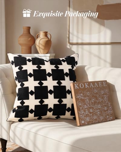 Embroidered Throw Pillow Cover 18x18 Inch - Image 6