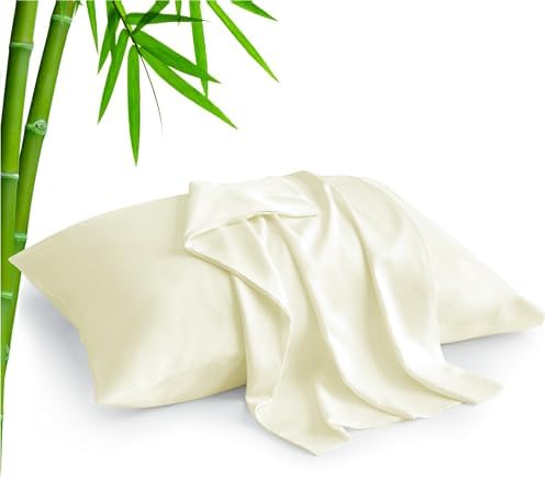 BEDELITE Pillow Cases Standard Size 2Pcs, Rayon Derived from Bamboo by BEDELITE