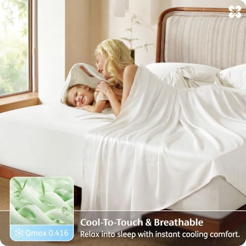 Bedsure PureWoven 100% Viscose Derived from Bamboo, King Size Sheets Set - Image 5