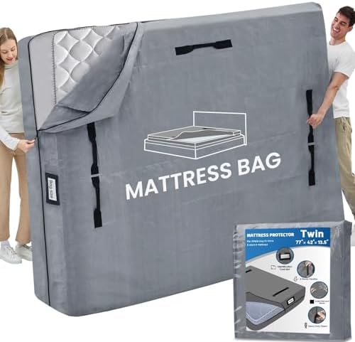 Mattress Bags for Moving and Storage, BETU Twin Mattress Protector Waterproof by BETU