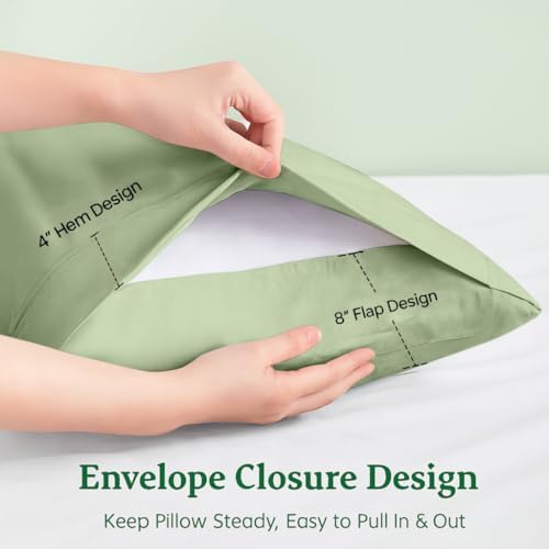 Cotton Delight 100% Organic Cotton King Pillowcases Set of 2 – 600 Thread Count - Image 4