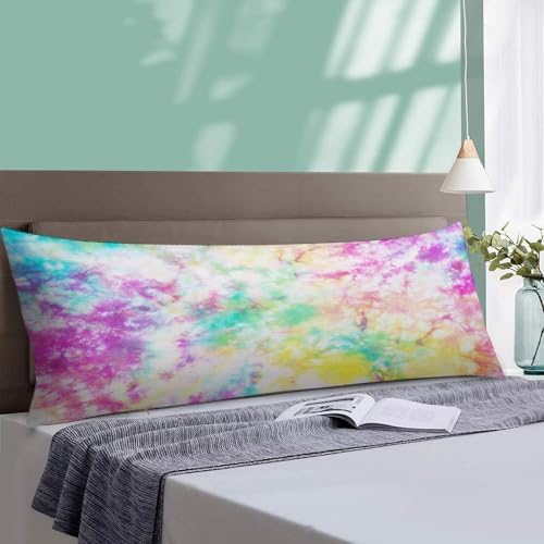 Colorful Tie Dye Pattern Body Pillow Cover Pillowcase - Image 4
