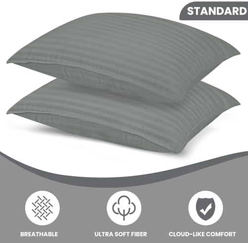 Utopia Bedding Bed Pillows for Sleeping Standard Size, Down Alternative Pillow - Image 2