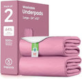 IMPROVIA® Washable Underpads, Heavy Absorbency Reusable Incontinence Pads by IMPROVIA