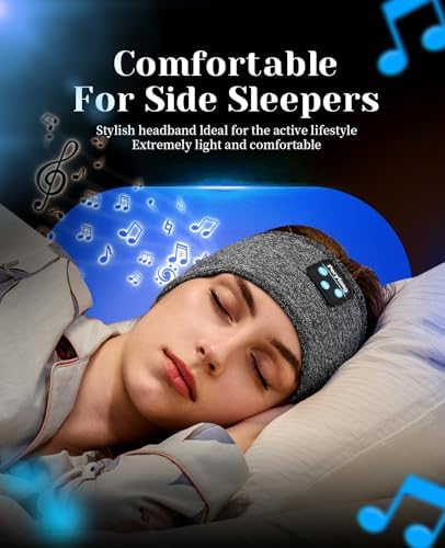Sleep Mask and Bluetooth Sleep HeadphonesSet, Drift Off to Your Favorite Music - Image 2