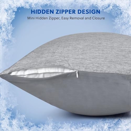 HOMFINE Cooling Pillowcases for Hot Sleepers Body 1 Pack - Image 3