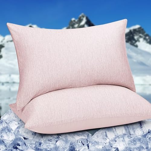 HOMFINE Cooling Pillowcases for Hot Sleepers King Size Set of 2 by HOMFINE