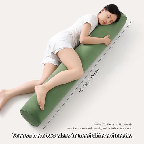 Body Pillow for Adults, Long Round Pillow, Big Cylindrical Pillow, Large Full - Image 3