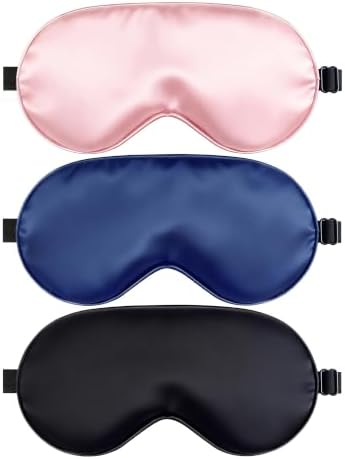 Sleep Mask for Women & Men, Soft Silk Eye Mask by spacepower