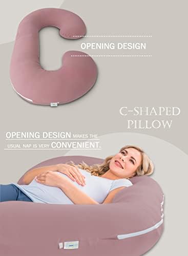 INSEN Cooling Pregnancy Pillow, Maternity Pillow - Image 3