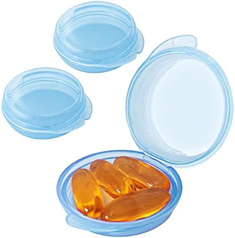 UHOUSE Small Pill Box, Daily Mini Pill Organizer Portable by UHOUSE