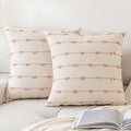YEENAASY Boho Throw Pillow Covers 26x26 Set of 2 Farmhouse Pillow Cases by YEENAASY