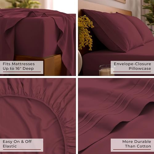 Mellanni Iconic 4-Piece, Ultra Soft Sheet Set - Image 5