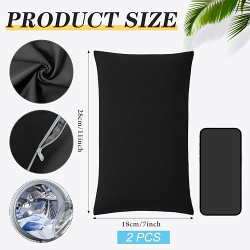 Hahafelt 2 Pack 7"x11" Cooling Small Pillowcase - Image 2