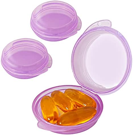 UHOUSE Small Pill Box, Daily Mini Pill Organizer Portable by UHOUSE