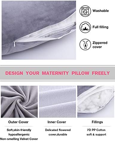 60in Full Body Pillow | Nursing, Maternity and Pregnancy Body Pillow | Extra - Image 5