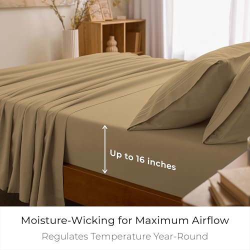 Mellanni Iconic 4-Piece, Ultra Soft Sheet Set - Image 4