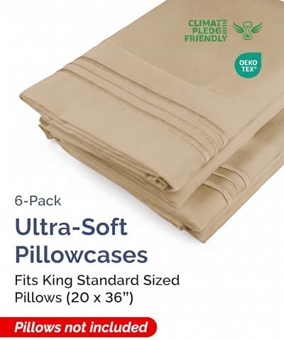 King Standard Pillow Cases Set of 6 - Image 2