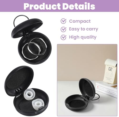 4pcs Round Earplugs Case, Portable Mini Round Ear Plug Holder - Image 3
