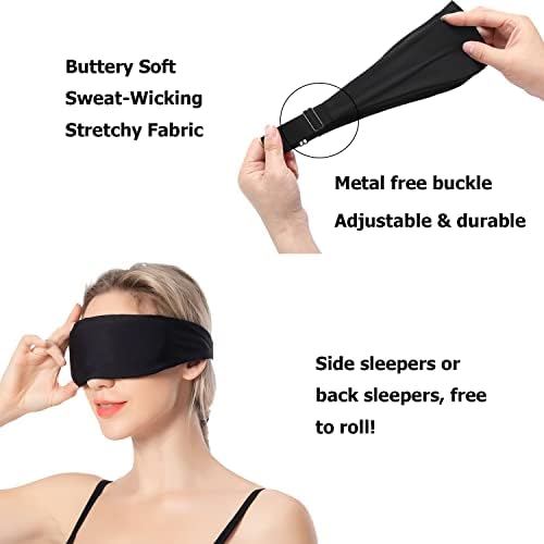 ALASKA BEAR Sleep Mask for Men and Women, Machine Washable Eye Mask for - Image 4