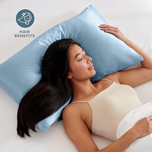Bare Home Satin Pillowcases Zipper - Image 2
